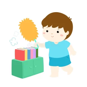 Почему вытирание пыли важно: Маленькие секреты чистоты для детей!